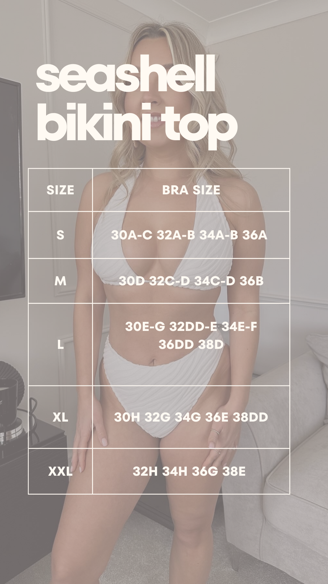 Seashell Bikini Top